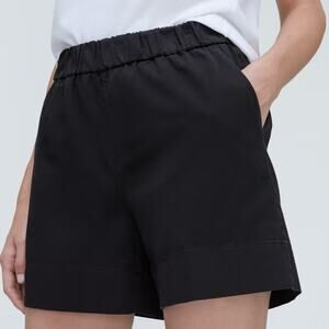 NWT Everlane The Easy Short Organic Cotton in Black Size XS